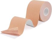 DClub Breast Lift Tape for Contour Lift & Fashion | Booby Tape Athletic Tape for Breasts | Body Tape for Lift & Push up in All Clothing Fabric Dress Types. (SKIN)(BOOB TAPE (PACK OF 1))