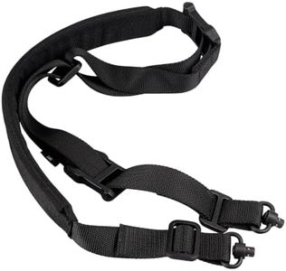 Shapakine 2 Point Padded Rifle Sling, Quick Release Gun Strap, Black