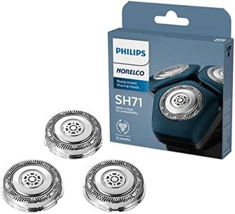 Philips Norelco Genuine SH71/52 Shaving Heads compatible with Norelco Shaver Series 5000 Angular and 7000, Latest Version for Refreshed RQ12/70, RQ12/60, SH60/70, and SH70/70