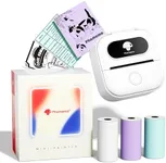 Phomemo Sticker Printer - Y02C Mini Pocket,Portable Thermal Bluetooth Pocket,Mini Sticker Printer for DIY,Journal, Notes, Memo, Photo, Birthday