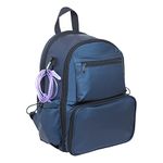 Fewener Feeding Tube Backpack for G Tube Gtube Feeding - 13.8" Upgraded Modified Enteral Feeding Pump Backpack for Teenagers/Adults/Blue, Blue, Small, Classic