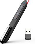 Wireless Presenter Rechargeable, NORWII N76 Presentation Remote for Powerpoint Presentation Clicker 330FT, Slide Advancer Support Volume/Hyperlink/Key-Customized …