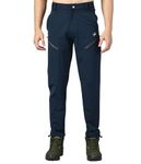 TREKMONK Men's Trekking Hiking Flex 1.0 Climbing Pants (S, Navy)