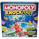 Monopoly Knockout Family Party Game for Kids, Teens, and Adults | Ages 8 and Up | 2-8 Players | 20 Mins. Average | Quick-Playing Board Games (English & French)