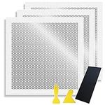 Ansoon Aluminum Drywall Repair Patch Kit - Self Adhesive Wall Repair Patch Mesh with Grit Sandpaper and Scrapers Tools, Heavy Duty Dry Wall Hole Repair Patch for Drywall Plasterboard (3, 8 in. x 8 in.)