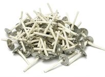 BEEWICK Candle Wick Soy & Paraffin Wax Coated with Metal Sustainer -250 Pieces | DIY Candle Wicks for Candle Making | Tea Light Candle (1 Inch, 250, Count)
