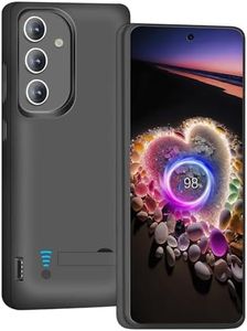 Loytal Battery Case for Samsung Galaxy S24, 5000mAh Rechargeable Extended Battery Charging Charger Case, Add 100% Extra Juice, Not Compatible with S24+ or S24 Ultra (6.2 inch) Black