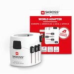 SKROSS Travel Adapter Pro 7A, White