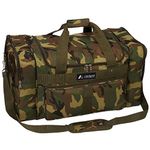 Everest Woodland Camo Duffel Bag, Camouflage, One Size