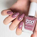 BAD COMPANY Nail Polish 10ml, No Toxin Nail Lacquer, Long Lasting, Chip Resistant, Vegan, Quick Dry & Cruelty-Free Nail Paint - Find Your Fire 56 (Mauve Nail Polish)