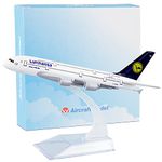 Busyflies Airplane Model 16cm Lufthansa Model Plane Airbus 380 1:400 Diecast Alloy Plane Model Plane for Collection