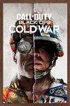 Trends International Call of Duty: Black Ops Cold War - Key Art Wall Poster, 22.375" x 34", Mahogany Framed Version