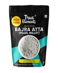 True Elements Bajra Atta 1kg Gluten-Free | Wholegrain Muesli Mix | Nutrient-Rich Pearl Millet Flour | High-Fiber Breakfast Cereal Blend | Healthy food