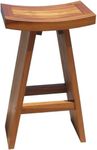 The Original 30" Tall Asia Teak Bar Stool