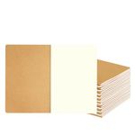 24 Pack Journal Notebook Blank Sketch Notebooks for Travelers, Students, Office - Diary Notebook Subject Notebooks Planner - A5 Size, 8.26”x5.5”, 60 Blank Pages/30 Sheets by zmybcpack