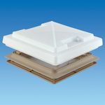 400 X 400 ROOF LIGHT WITH BLIND & FLYNET CARAVAN BEIGE