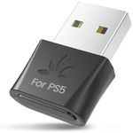 Avantree DG80-Gaming (2025 New) - USB Bluetooth 5.3 Adapter for PS5 & Gaming Consoles with Low Latency & aptX-Adaptive, Wireless Audio Dongle Transmitter for Headphones & Earbuds