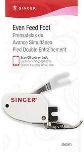 SINGER Even Feed Walking Presser Foot for Quilting or Thick Fabric on Low-Shank Sewing Machines, Original Version (2500271)