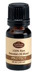 Protect (Compared t0 Thieves) 100% Pure, Undiluted Essential Oil Blend Therapeutic Grade - 10 ml. Great for Aromatherapy! Blend of Clove, Lemon, Cinnamon, Eucalyptus and Rosemary Essential Oil. (10ml (.33oz))