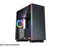 Rosewill ATX Mid Tower RGB Gaming Computer Case with Tempered Glass, RGB PC Fans, Excellent Cable Management and Airflow, Support for AIO Water Cooling, and Large Graphic Cards/VGA - Prism S500 (NP)