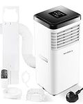 Maxesla Portable Air Conditioner, 9000 BTU 4 in 1 Air Conditioning Unit, Dehumidifier, Fan, Air Cooler with Sleep Mode, Remote Control, Digital Display and 24 Hour Timer for Rooms Up to 215ft