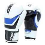 XPEED Boxing Gloves, XP2473 X-Shock Sparring Gloves for Boxing, MMA, Kickboxing, Muay Thai | Fight Boxing for Men & Women | Moulded Inner Foam | Inner Lining & Reinforced Stitching (14oz, Blue)