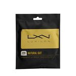 Wilson Luxilon Natural Gut 120 Tennis String, Diameter: 1.20 mm, Transparent, WR8302601120