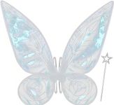 23x31 Inch Adult Fairy Wings for Women, Large Angel Wings,Fairy Costume for Women Girls Halloween Dress Up Party Favor