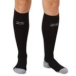 Fresh Legs Compression Socks - Graduated Compression Stockings - Great for Everyday Wear, Black, Large