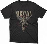 Grayce Nirvana™ in Utero Angel Splatter T-Shirt - by Nirvana™ Splatter (US, Alpha, Black, Large