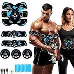 EMS Muscle Stimulator, Abdominal Muscle Toner 8 Modes 29 Intensities Abs Trainer Electronic Toning Belts home workout equipment for Abdomen/Waist/Leg/Arm