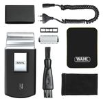 Wahl Pocket Travel Shaver, Compact Rechargeable Shaver, Beard Shaver, Electric Shavers for Men, Flex Foils, Close Cut, Small Shavers for Travelling, Black