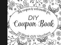 DIY Coupon Book 20 Blank Gift Vouch