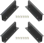 Skywin- Cash Register Stand Brackets, 16 in Cash Drawer Under Counter Mount Brackets, Heavy Duty Steel Mounting Brackets for Square Cash Drawer, Brackets for Cash Drawer Under Counter (2 Pack)