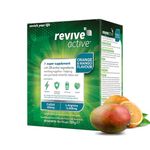 Revive Active, Super Supplement - 26 Active Ingredients in 1 Daily Sachet – Vitamin C, D, K2, Coq10, L-Arginine - Supports Overall Health, Immune System & Fatigue Reduction - 30 Day Supply