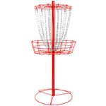 Remix Double Chain Practice Basket for Disc Golf - Red