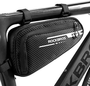 ROCKBROS Bike Bicycle Triangle Bag Bike Storage Bag Bicycle Frame Pouch Bag for MTB Road Bike Cycling Bike Accessories