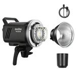 Godox MS300-V Compact 300W Studio Flash, 2.4G Wireless X System, GN58 5600K Monolight with Bowens Mount, 0.1-1.3s Recycle Time, Outstanding Output Stability, Upgraded Modeling Lamp