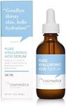 Hyaluronic Acid Serum for Skin-- 100% Pure, Anti-Aging Serum-- Intense Hydration + Moisture, Non-greasy, Paraben-free-Best Hyaluronic Acid for Your Face (Pro Formula) 2 oz