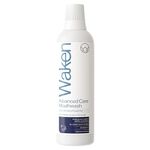 Waken Advanced Care Mouthwash, Alcohol Free with Natural Peppermint, 6-in-1 Protection, Vegan, Fluoride Mouthwash for Clean Teeth, Fresh Breath & Oral Care, 500ml, Packaging May Vary