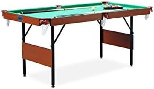 RACK Pool Tables Crux Folding 55 in Billiards / Pool Table (Mint Green)