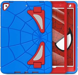 Nitupai Case for iPad 9th/7th/8th Generation Case iPad 10.2 Case For Kids 2021/2020/2019 iPad Cover 10.2 Inch Cases With Stand | Screen Protector Shockproof iPad 10.2'' Case For Boy Children, Blue+Red