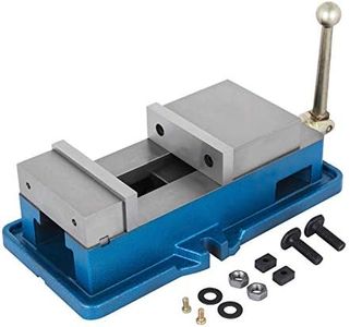 Happybuy 5 Inch ACCU Lock Down Vise Precision Milling Vice 5 Inch Jaw Width Drill Press Vise Milling Drilling Machine Bench Clamp Clamping Vice(5")