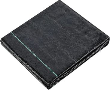 Weed Barrier 1.2 x 10m Landscape Fabric, Heavy Duty Garden Weed Fabric Cover, Garden Fabric Weed Barrier, Woven Weed Control Fabric, Weed Block Gardening Mat, Ground Cover for Gardening, Farming