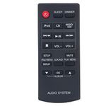 N2QAYB000984 Remote Control Replacement for PANASONIC SA-UX104 SA-PM250 SA-PM600EG-K SA-PM600GN-K SA-PM600PC-K SA-PM602EB-K SA-PM250BEGS SB-UX100 SC-PM250 SC-PM600 SC-UX104 SC-HC200 SC-HC200 SCHC200GN