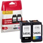 IKONK 545 546 Ink Cartridges XL, PG-545 CL-546 XL Replacement for Canon Ink Cartridges 545 and 546, Printer Ink 545 546 for Pixma TS3300 TR4500 TS3450 MG2550s TS3150 MX495 MX490 TR4550 TR4551 TS3100