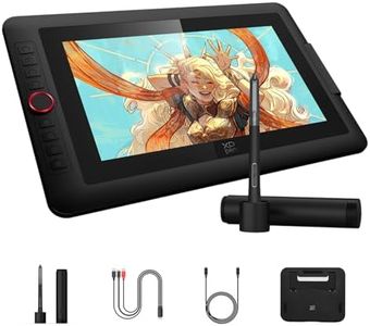 XPPen Upgraded Artist13.3 Pro V2 Drawing Tablet with Screen, 16384 Pen Pressure X3 Pro Stylus Pen Display, 99% sRGB Full-Laminated AG Screen Graphic Tablet with Stand, Red Dial, 8 Shortcut Keys 13.3"