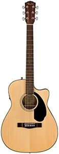 Fender CC-60SCE Concert Cutaway Acoustic Guitar, with 2-Year Warranty, Natural