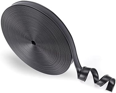 MADHOLLY RV Trim Molding Insert, 1" Heavy-Duty Vinyl RV Weather Stripping Exterior, Fit for Forest River Keystone, Waterproof UV-Resistant RV Screw Cover Trim for Camper Travel Trailer (Black, 100ft)