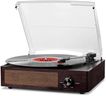 Vinyl Record Player Turntable with Built-in Bluetooth Receiver & 2 Stereo Speakers, 3 Speed 3 Size Portable Retro Record Player for Entertainment and Home Decoration